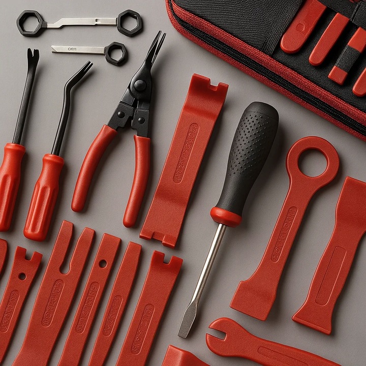 фото №14, Ściągacze пелюстки do демонтажу оббивка кліпси радіо ключі do контактів