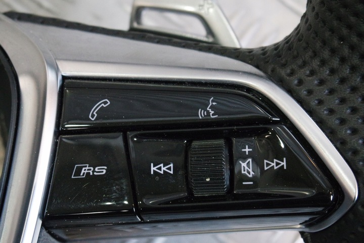 фото №5, Кермо шкіра perforowana срібна nic audi rs6 rs7 4k 4k0419508d r268