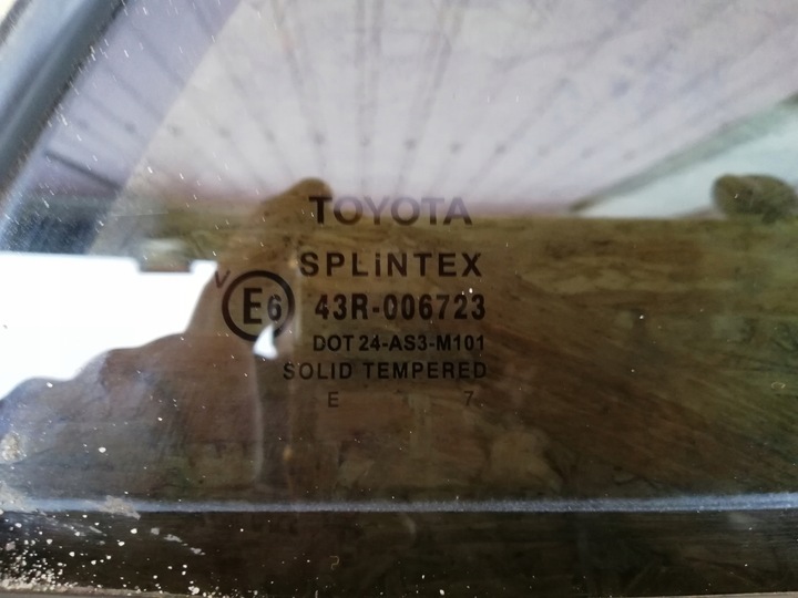 фото №2, Скло зад права трикутник toyota avensis t25 03-12