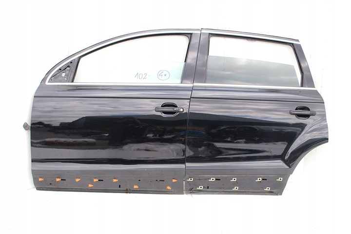 фото №1, Audi q7 двері ліві перед + зад сторона ліва передні + задні 2 штуки 4l kol