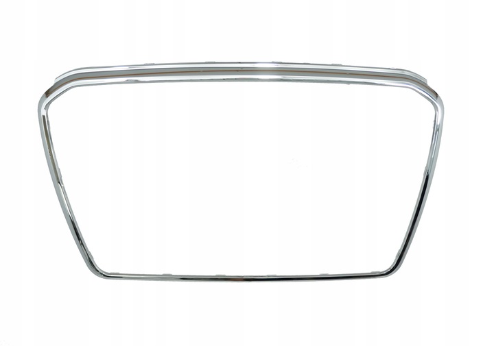 фото №1, Audi q5 8r рестайлінг 2012-2016 рамка решітка решітка срібна хромована передня