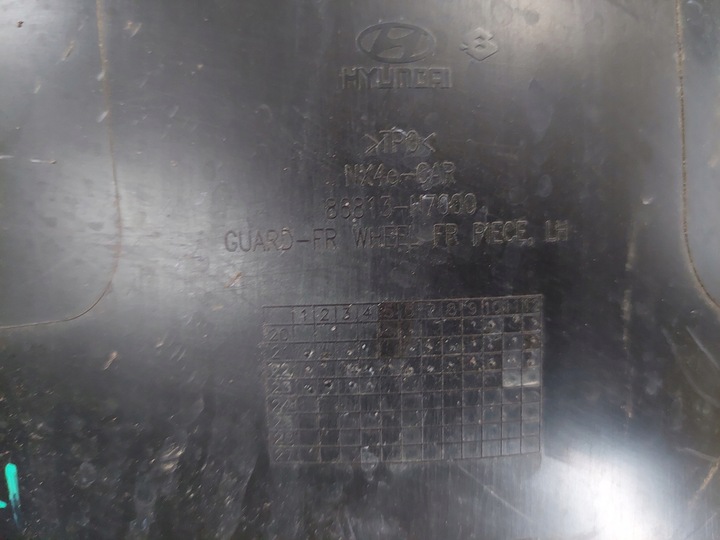 фото №7, Підкрилок ліві перед передні hyundai tucson 4 iv 86813-n7000