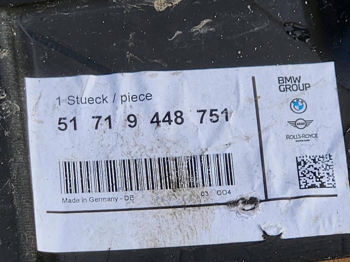 фото №12, Підкрилок bmw x1 f48 перед нове оригінал.