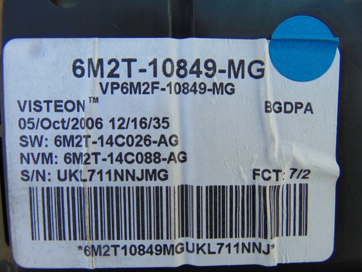 фото №13, Спідометр  манометр спідометр ford s-max mondeo mk4 galaxy mk3 tdci дизель