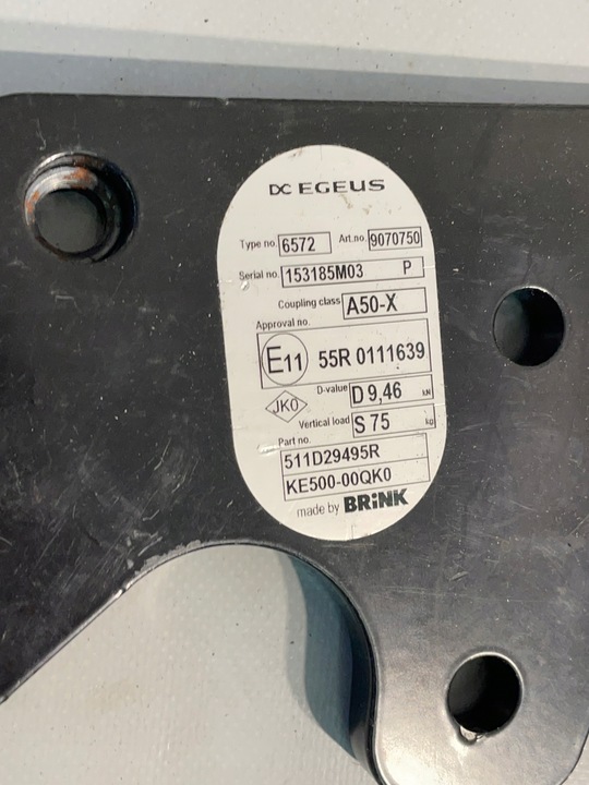 фото №6, Renault kangoo hak буксирувальний 511128318r оригінал новий