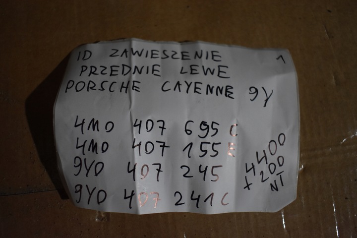 фото №11, Ідеальні підвішування перед передні ліві porsche cayenne 9y 1