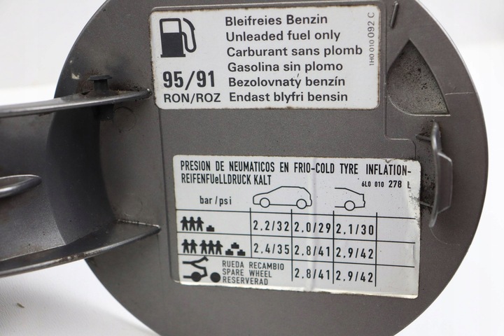 фото №6, Seat cordoba ii 6l sedan 03-09 крышка заливка топлива 6l5809905c l57n