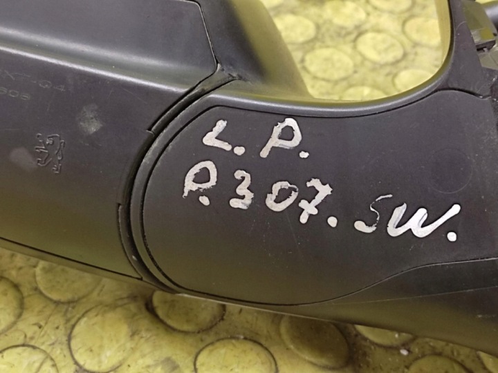 фото №9, Peugeot 307 sw дзеркало ліве 5 pin