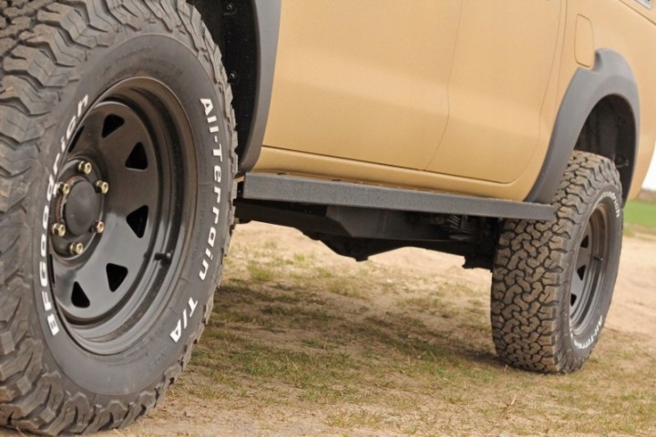 фото №12, Пороги боковые стальные toyota hilux vigo 2005-2015 more 4x4