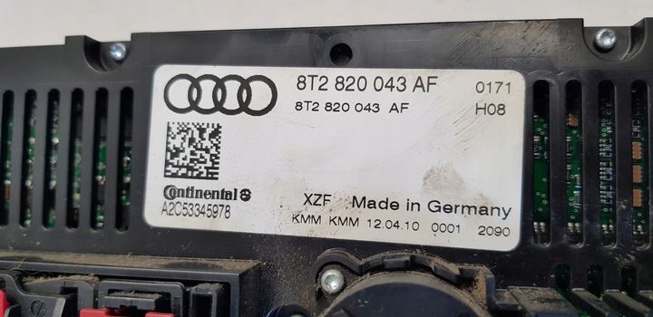 фото №11, Решётка воздуховод зад audi a5 8t sportback