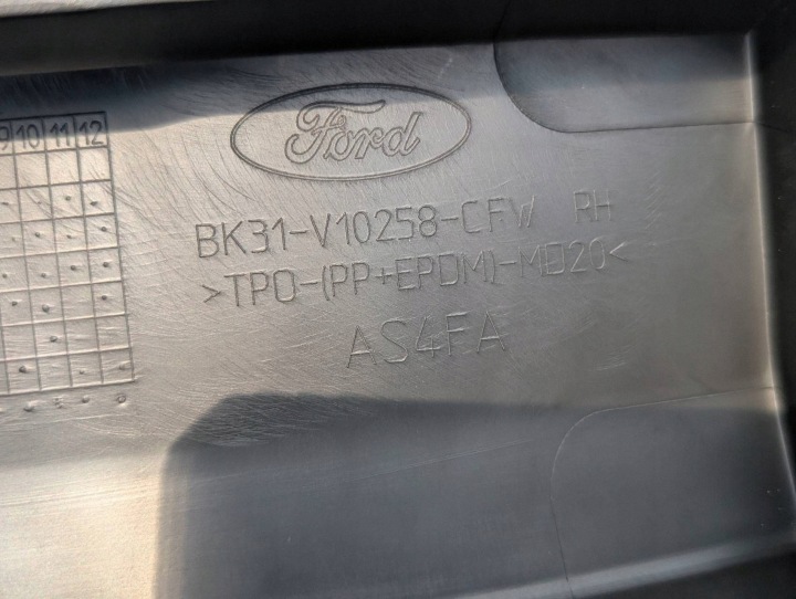 фото №10, Ford transit mk8 19- молдинг порогова поріг права bk31-v10258-cfw нова оригінал