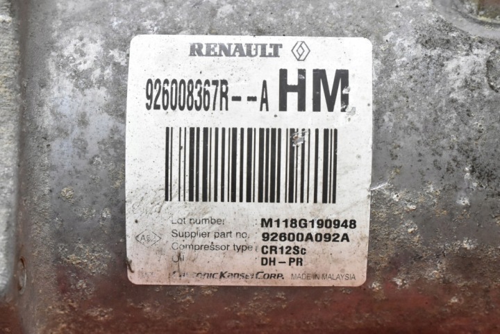 фото №6, Компресор насос кондиціонера 926008367r dacia доккер 1.6 16v 102 km 17-21