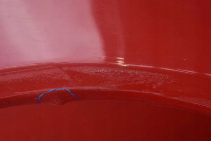 фото №6, Крыло правые перед переднее красный mitsubishi colt 6 vi z30 5d 02-09