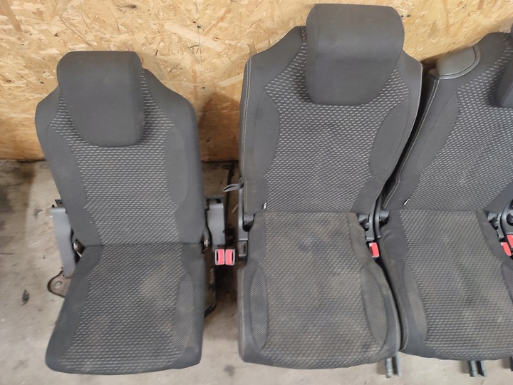 фото №9, Сидіння диван зад комплект citroen c4 grand picasso i 2 3 ряд 2006-2013