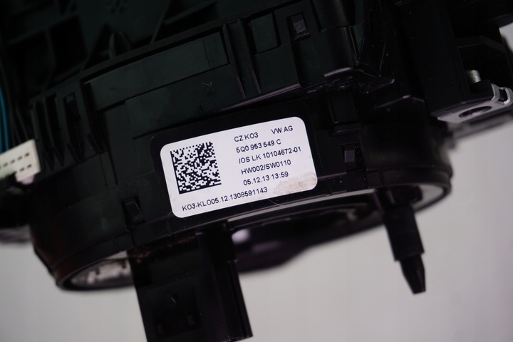 фото №9, Стрічка змотувач подушка безпеки підкермові важелі vw golf vii 5q0953507dd