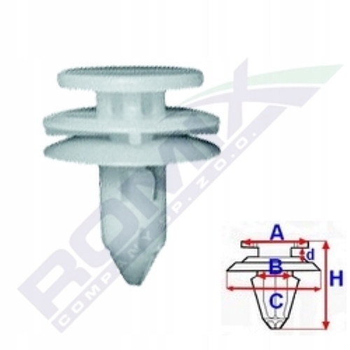 фото №2, Клипса обивка romix 6505539-aa
