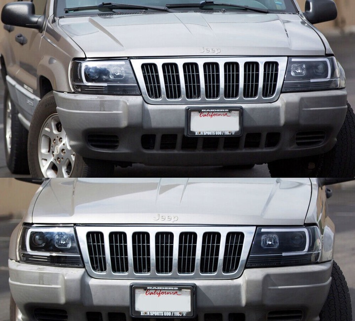 фото №9, Jeep grand cherokee wj wg 98-05 лампи фари перед зад led діодні neon