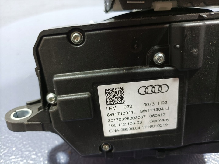 фото №8, Audi a5 f5 8w важіль домкрат зміни коробки передач s-tronic 8w1713041l
