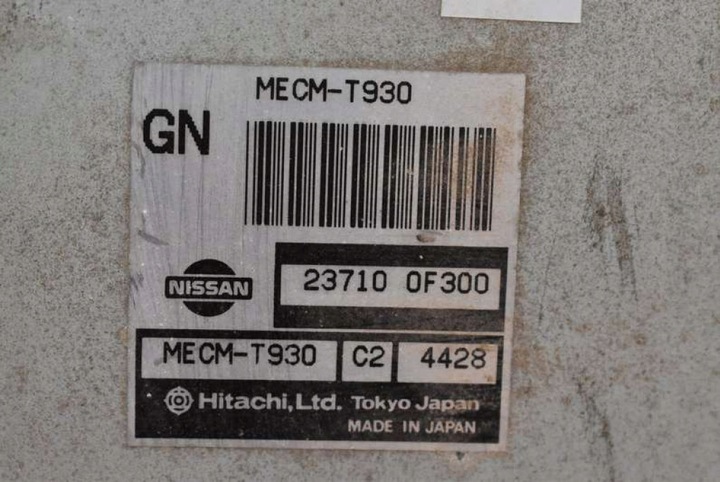 фото №7, Блок управления 23710-0f300 mecm-7930 ford maverick 1 i 2.4 124 km 4x4 94-96