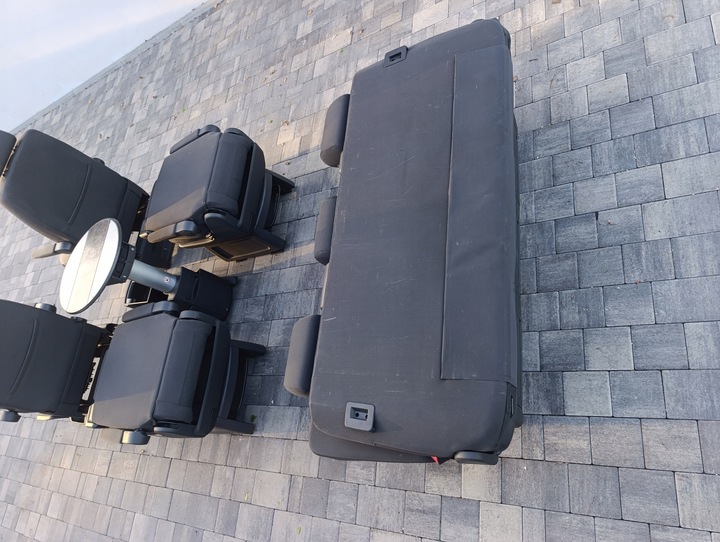 фото №14, Vw t5 t5 рестайлинг t6 комплект сидений сиденья multivan столик диван антрацит