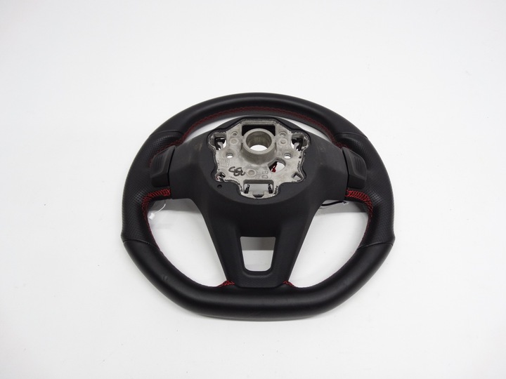 фото №10, Vw golf viii gti 2020+ руль кожаный лепестки красная nić 5h0959542c