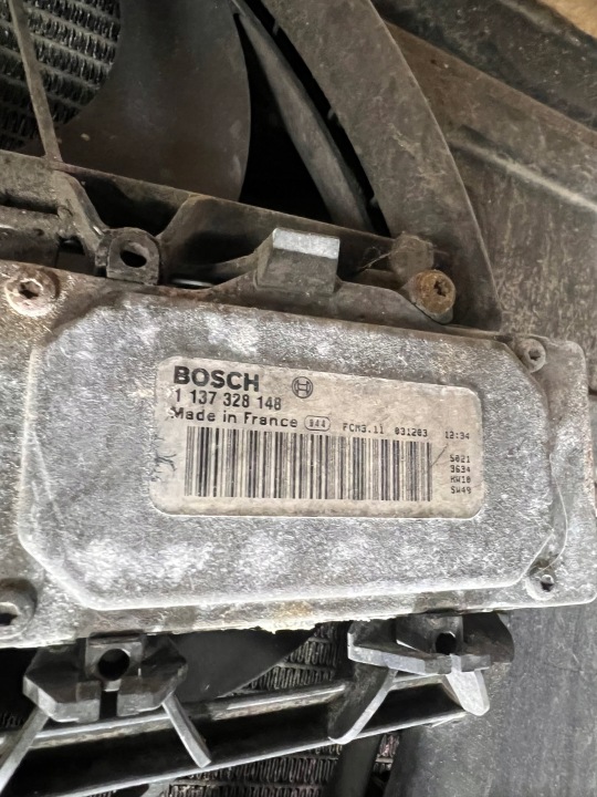 фото №8, Volvo s40 ii 0130303939 вентилятор радіатор комплект передня панель