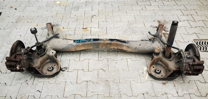 фото №8, Citroen c4 picasso ii вісь балка підвішування зад комплектна демонтаж