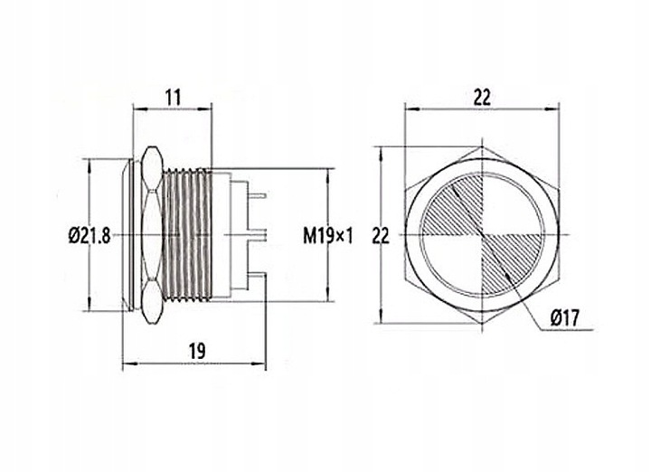 фото №11, Лампа панели распределительной led 22mm 12v зелёная