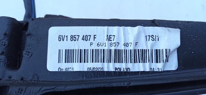 фото №10, Skoda fabia iii 3 6v0 14- дзеркало ліві 6 pin 6v1857407f