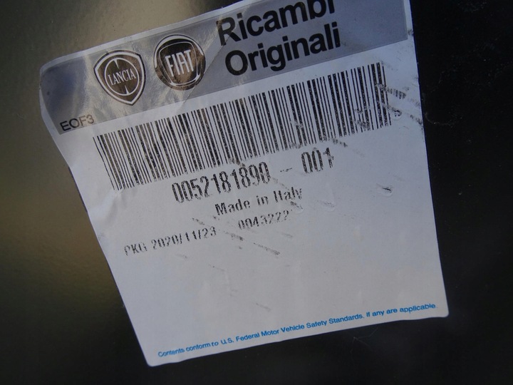 фото №12, Fiat 500e електрик крило зад задній лівий оригінал