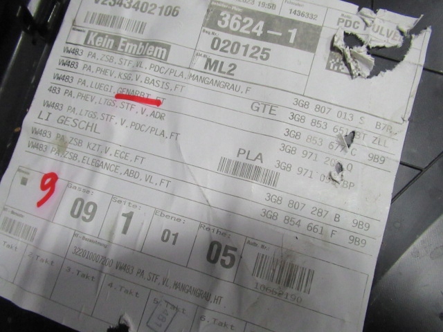 фото №6, Бампер комплектний перед переднє 6pdc vw arteon рестайлінг gte lb7r w колір