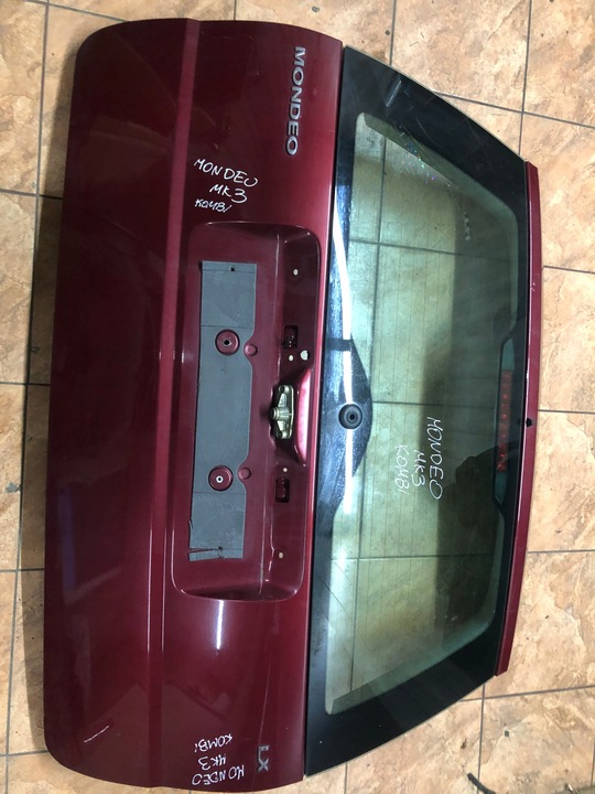 фото №1, Кришка голий з скло mondeo mk3 універсал