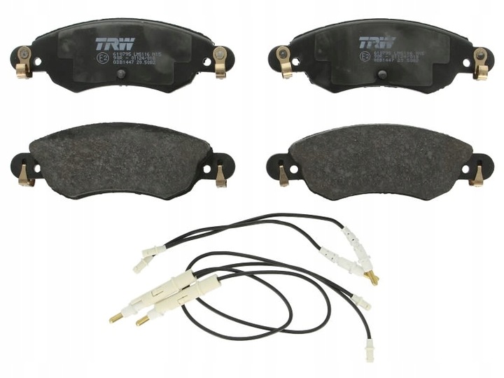 фото №1, Тормозные колодки тормозные trw автомобильный gdb1447