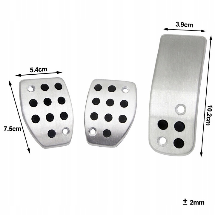 фото №16, Набір накладки na педалі peugeot 207 2007-2012 208 2014-2017 механічна коробка передач