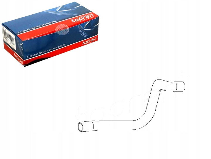 фото №1, Topran шланг радіатор води vw golf/vento