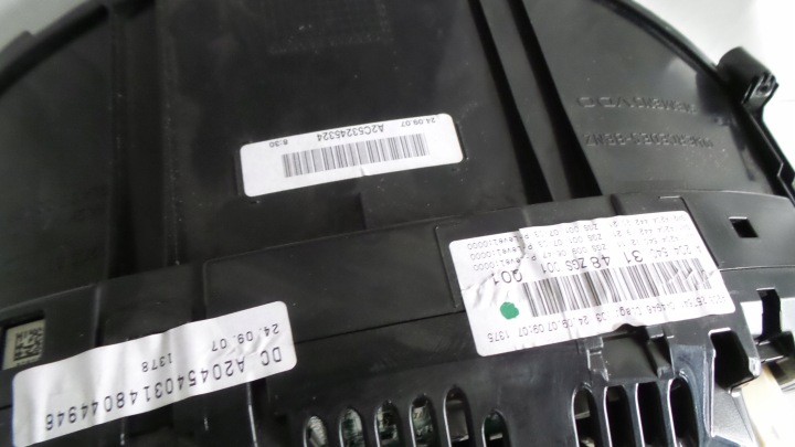фото №7, Спідометр  панель приладів mercedes w204 2.2 cdi om646 a2045403148 європа механічна коробка передач