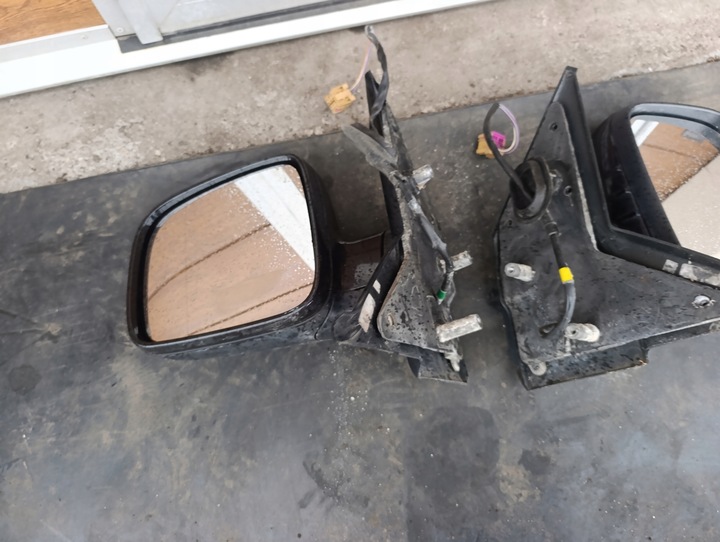 фото №8, Vw t5 комплект зеркал 5 pin чёрные лакированные