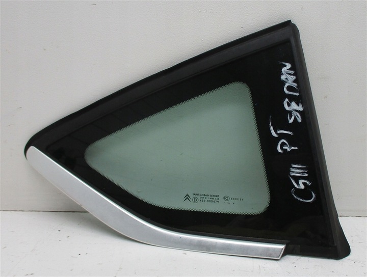 фото №1, Стекло кузовная правые зад citroen c5 iii sedan