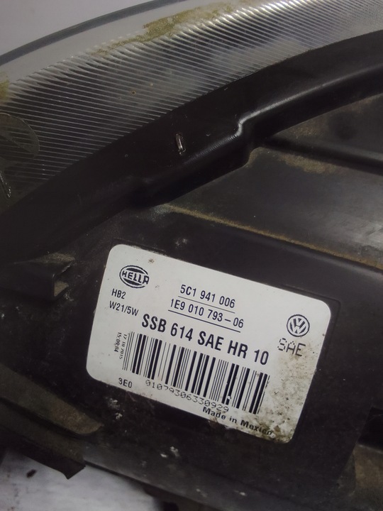 фото №9, Vw new beetle 16- лампа лівий праві перед usa