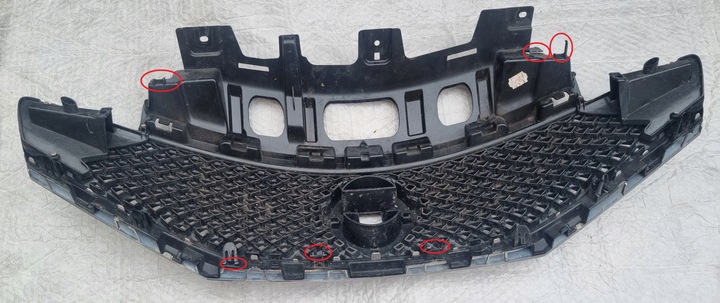 фото №13, Nissan note 2 ii рестайлінг бампер переднє перед решітка радіатора заглушка решітка