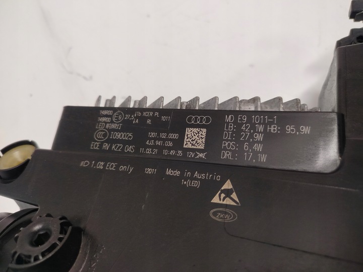 фото №10, Audi e-tron gt matrix лампа правая левая