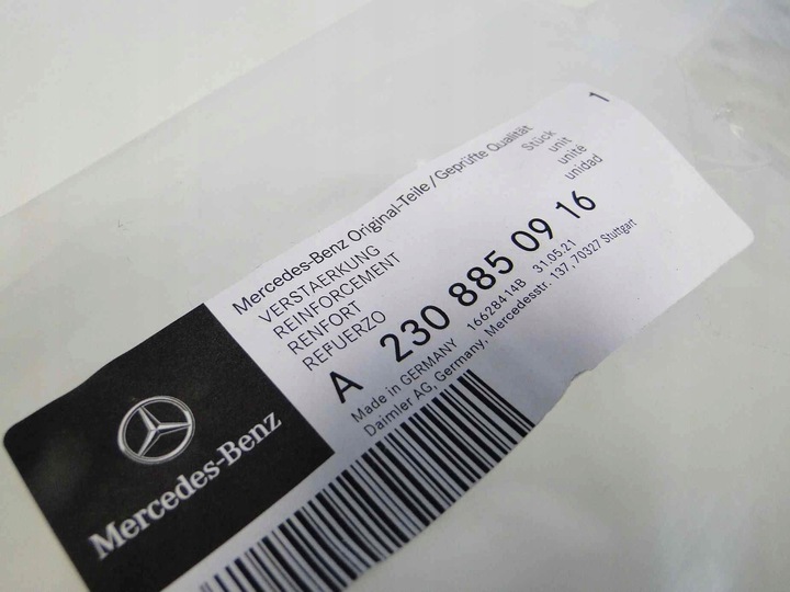 фото №8, Mercedes sl r230 230 рестайлінг підсилювач ліві 65 amg