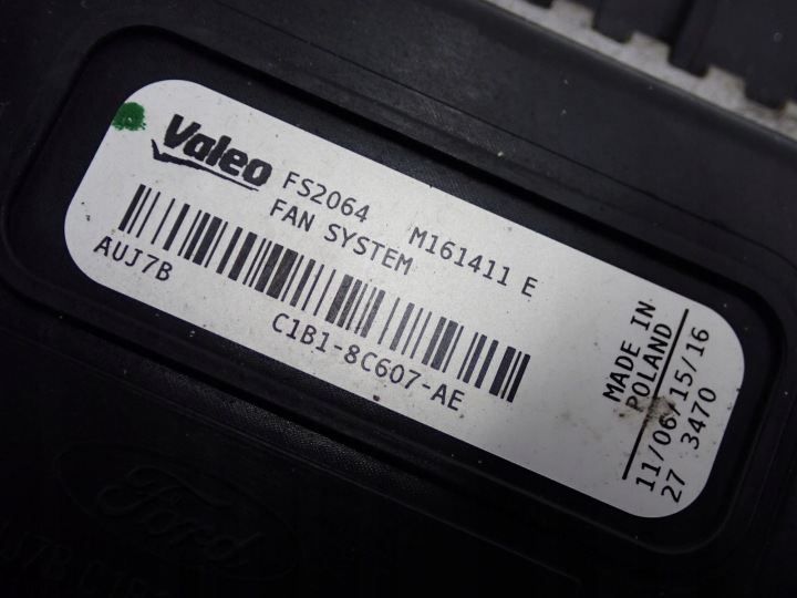 фото №11, Комплект радиатор вентилятор оригинал ford b-max 1.0i 15r