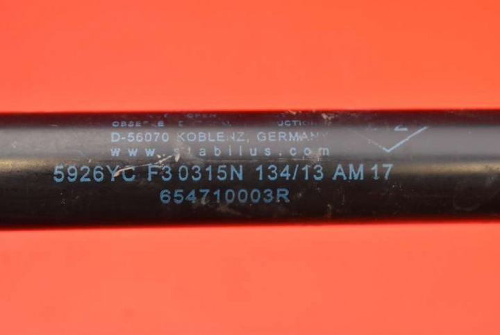 фото №6, Амортизатор гідравлічний капота 654710003r renault megane 3 iii 08-14