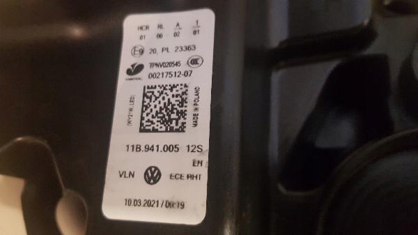 фото №11, Volkswagen vw id4 id.4 iq led лампа левая передняя перед 11b941005