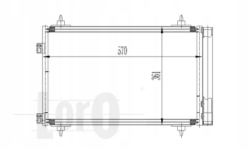фото №2, Конденсатор citroen c4 - 11/04-11/09
