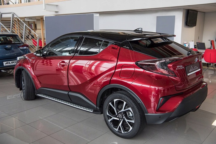 фото №7, Toyota c-hr 2016- градусы боковые пороги автомобильные