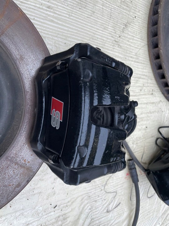 фото №8, Audi s8 d5 диски тормоза зажимы перед зад комплект