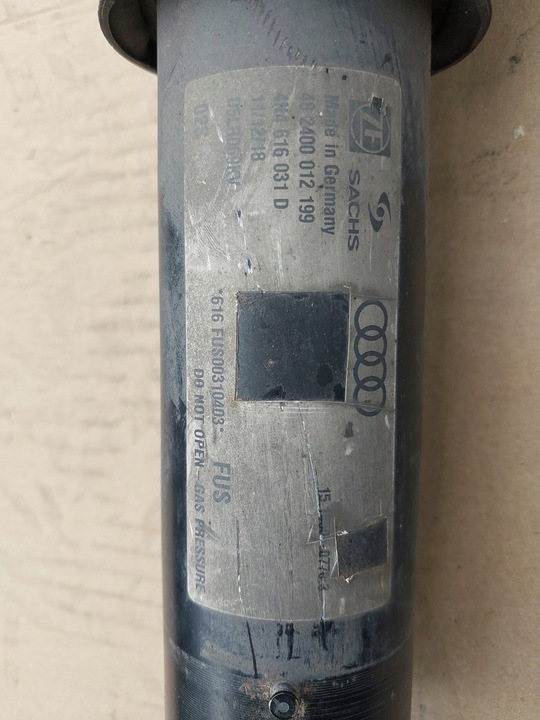 фото №2, Audi a8 d5 амортизатор зад лівий 4n6616001b 4n4616031d