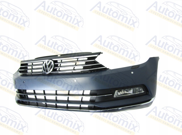 фото №10, Бампер передній vw passat b8 highline 14 - 19 розпилювач. / 4-pdc комплектний !
